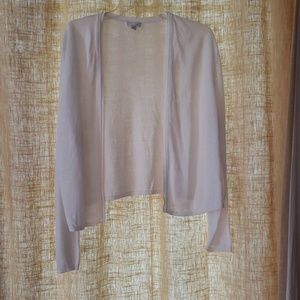 J.Jill Lightweight White Cardigan